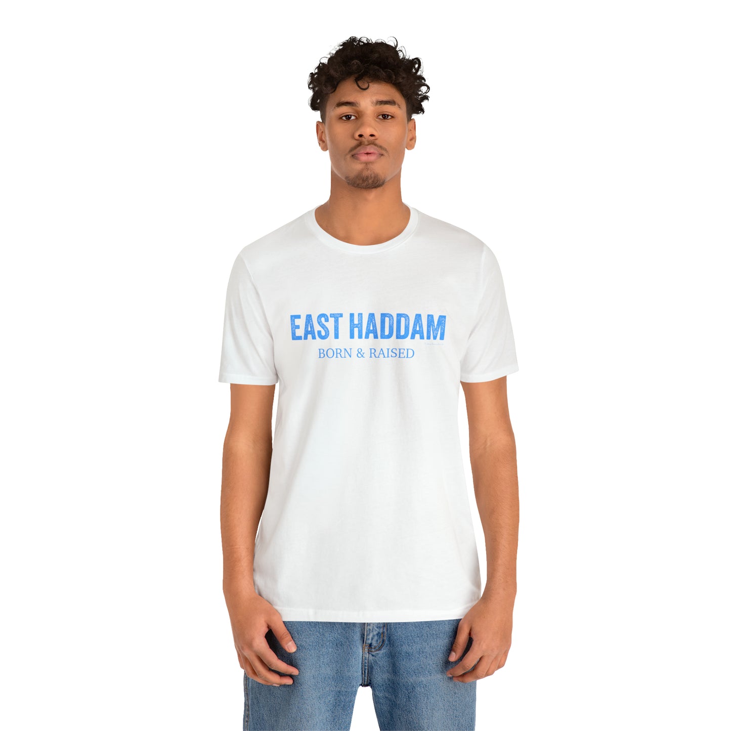 East Haddam Born & Raised Unisex Jersey Short Sleeve Tee