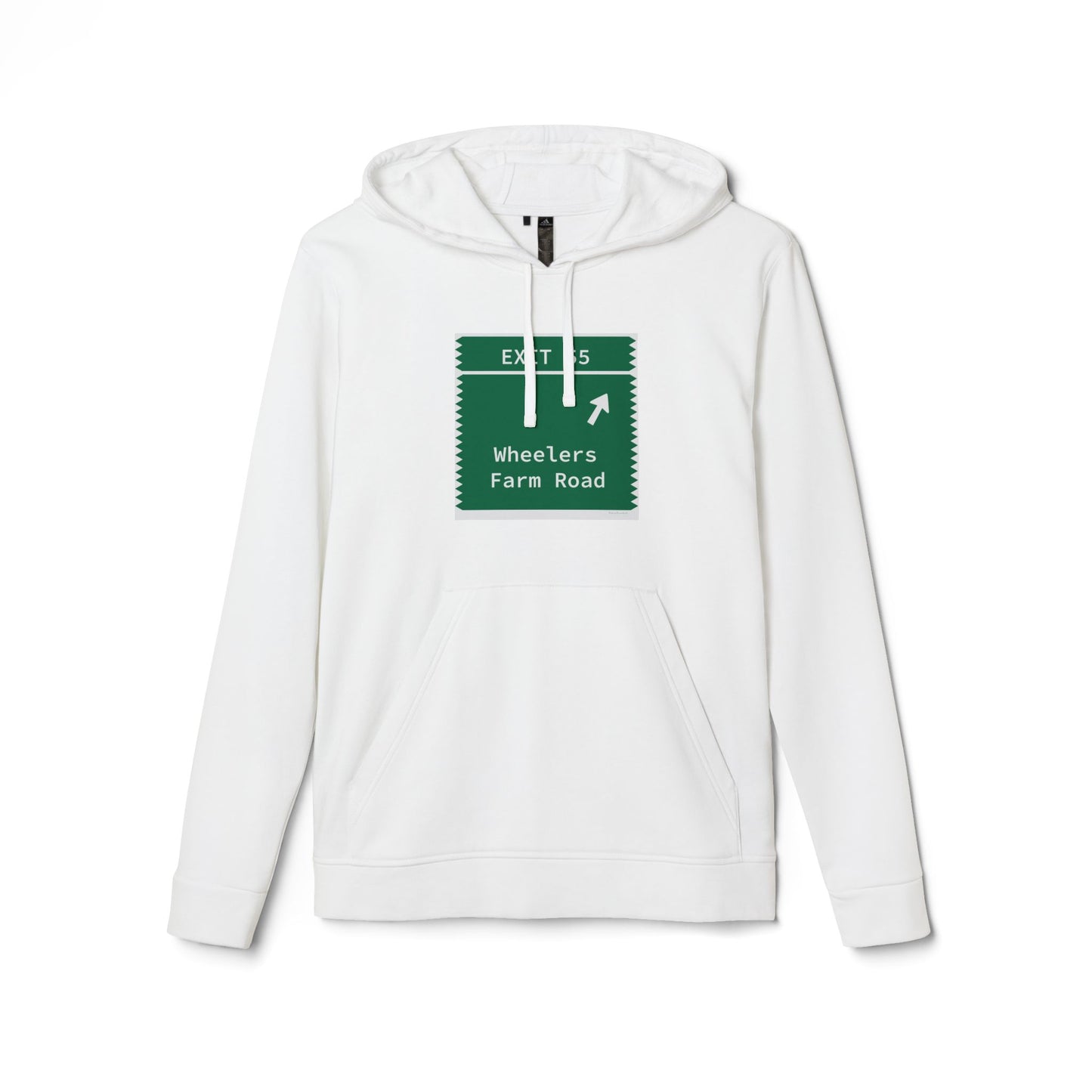 Vintage  Exit 55 Sign Unisex Fleece Hoodie