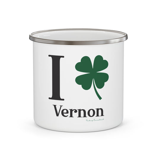 I Clover Vernon Enamel Camping Mug