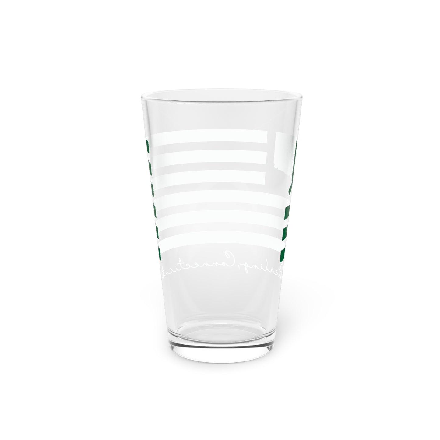 Sterling Connecticut St. Patrick’s Day Flag Pint Glass, 16oz