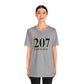 207 Lewiston Unisex Jersey Short Sleeve Tee