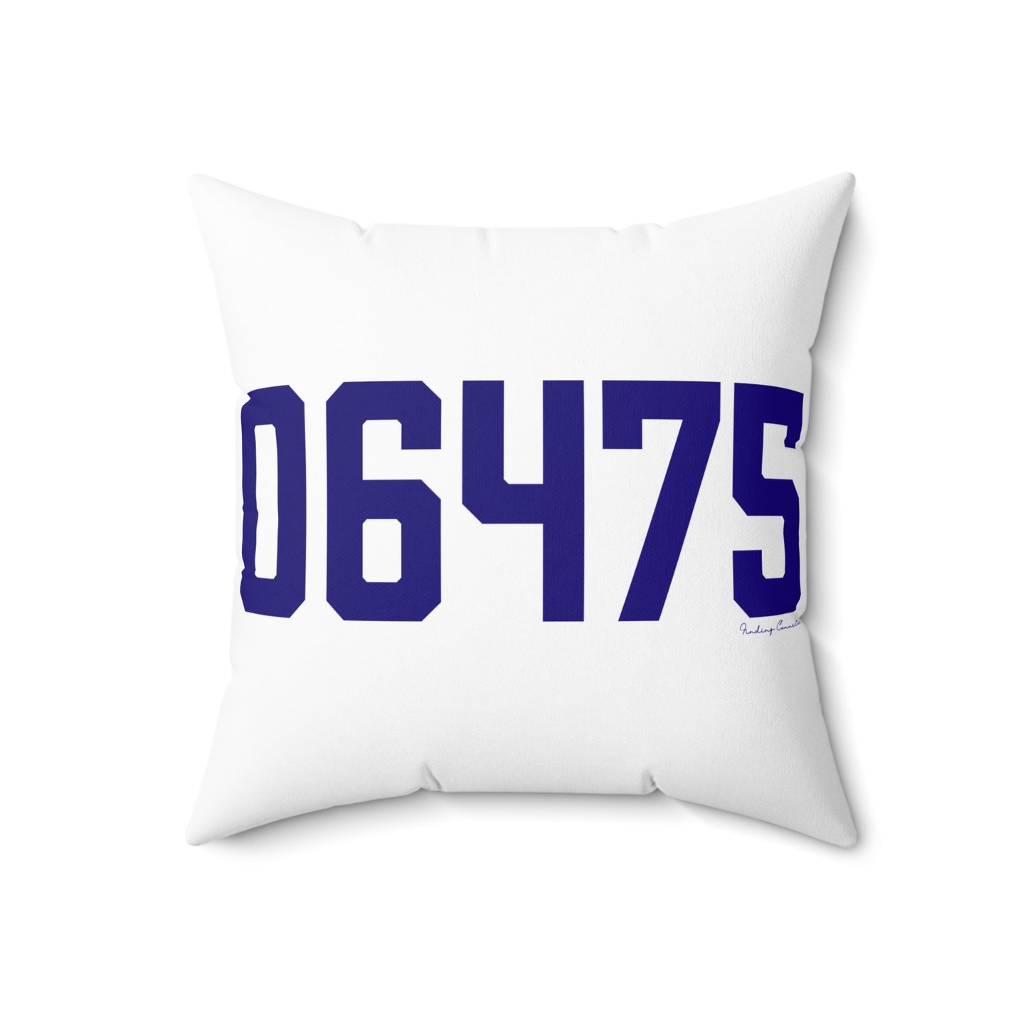 06475 Old Saybrook Connecticut Zip Code Spun Polyester Square Pillow
