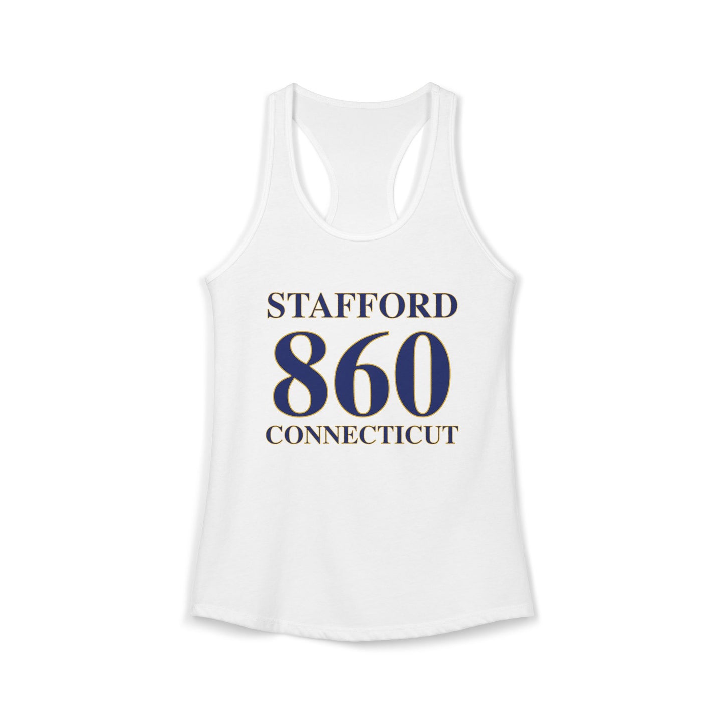 Stafford 860 Connecticut Women's Ideal Racerback Tank Top