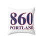 860 Portland Red, White & Blue Spun Polyester Square Pillow