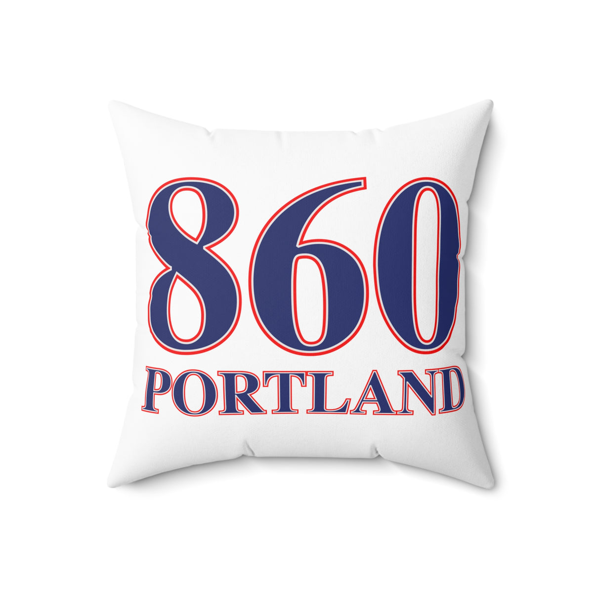 860 Portland Red, White & Blue Spun Polyester Square Pillow