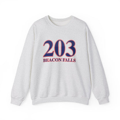 203 Beacon Falls Red White & Blue Unisex Heavy Blend™ Crewneck Sweatshirt