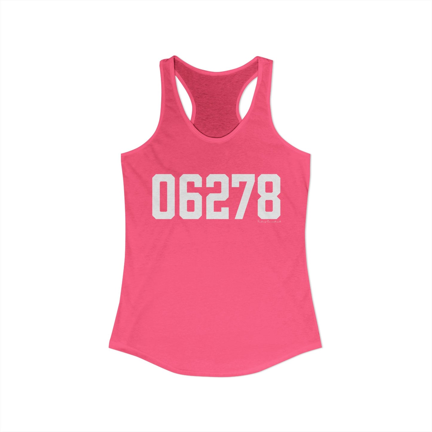 06278 Ashford CT Zip Code Women's Ideal Racerback Tank Top
