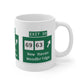 Vintage WCP Exit 59 Sign Mug 11oz