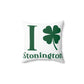 I Clover Stonington Spun Polyester Square Pillow