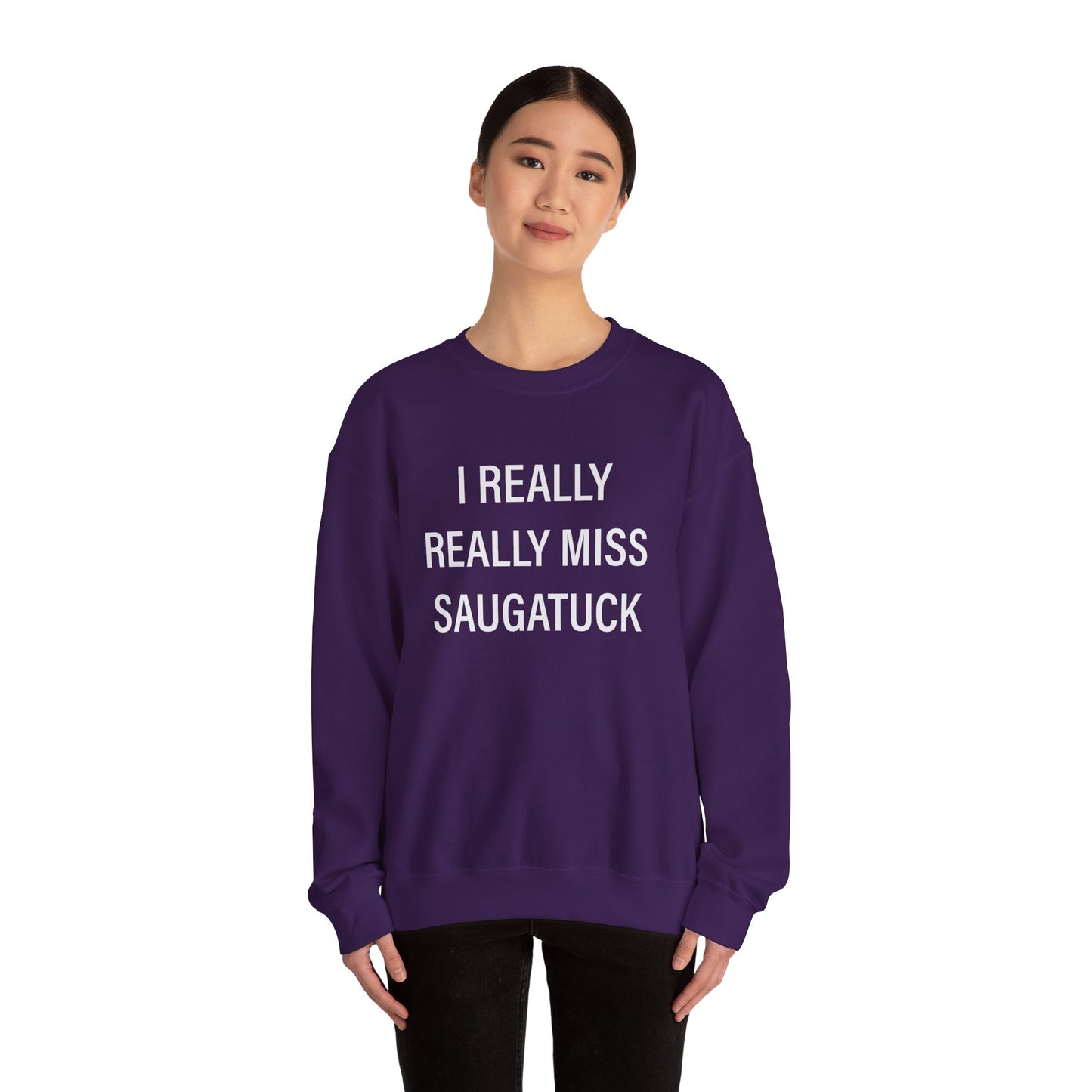 I Really Really Miss Saugatuck Unisex Heavy Blend™ Crewneck Sweatshirt