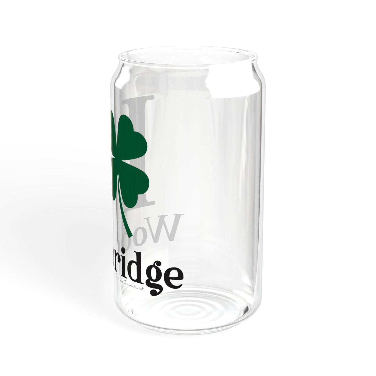 I Clover Woodbridge Sipper Glass, 16oz