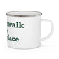 East Norwalk is My Happy Place  Enamel Camping Mug