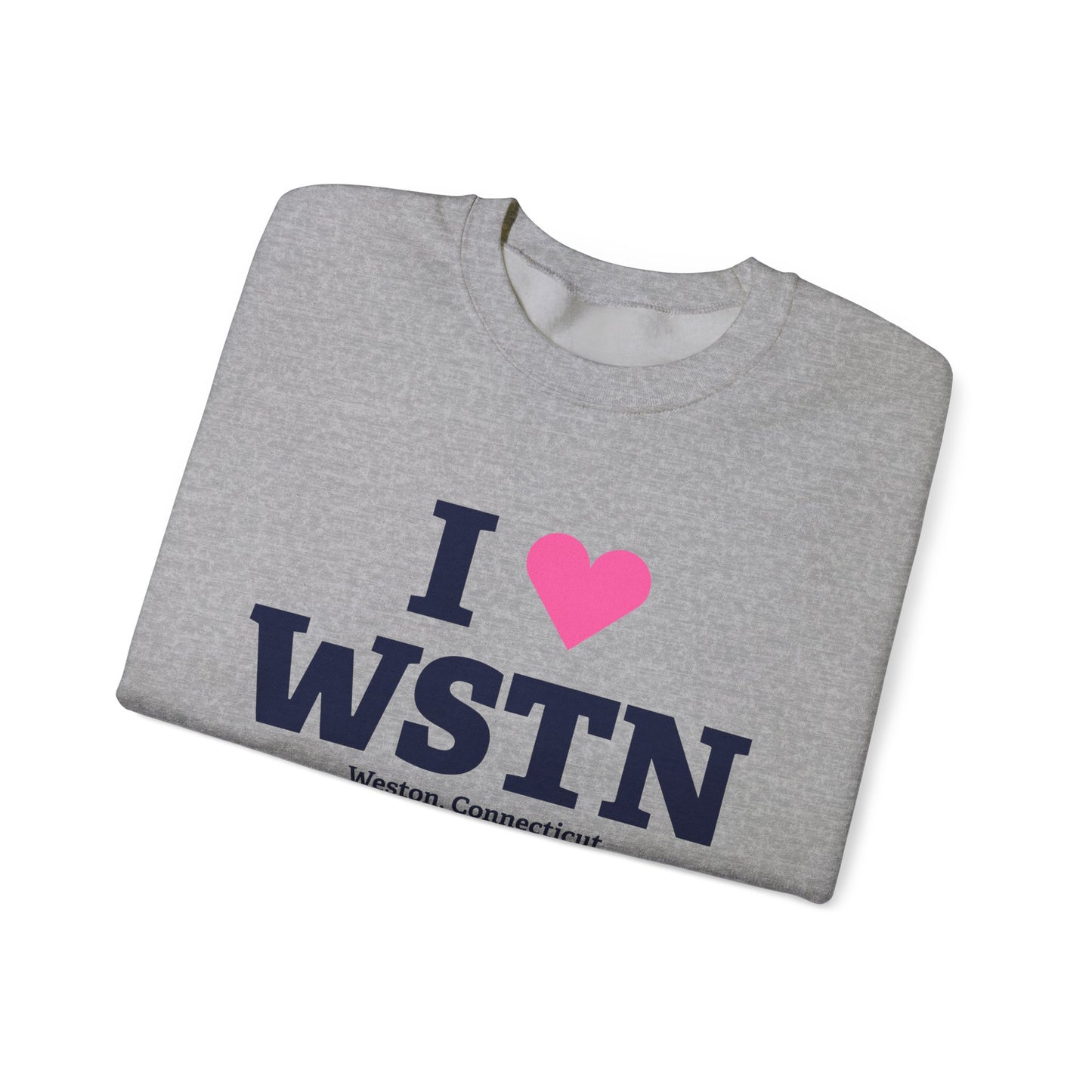 I Heart WSTN Unisex Heavy Blend™ Crewneck Sweatshirt