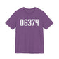 06374 Plainfield CT Zip Code Unisex Jersey Short Sleeve T-Shirt