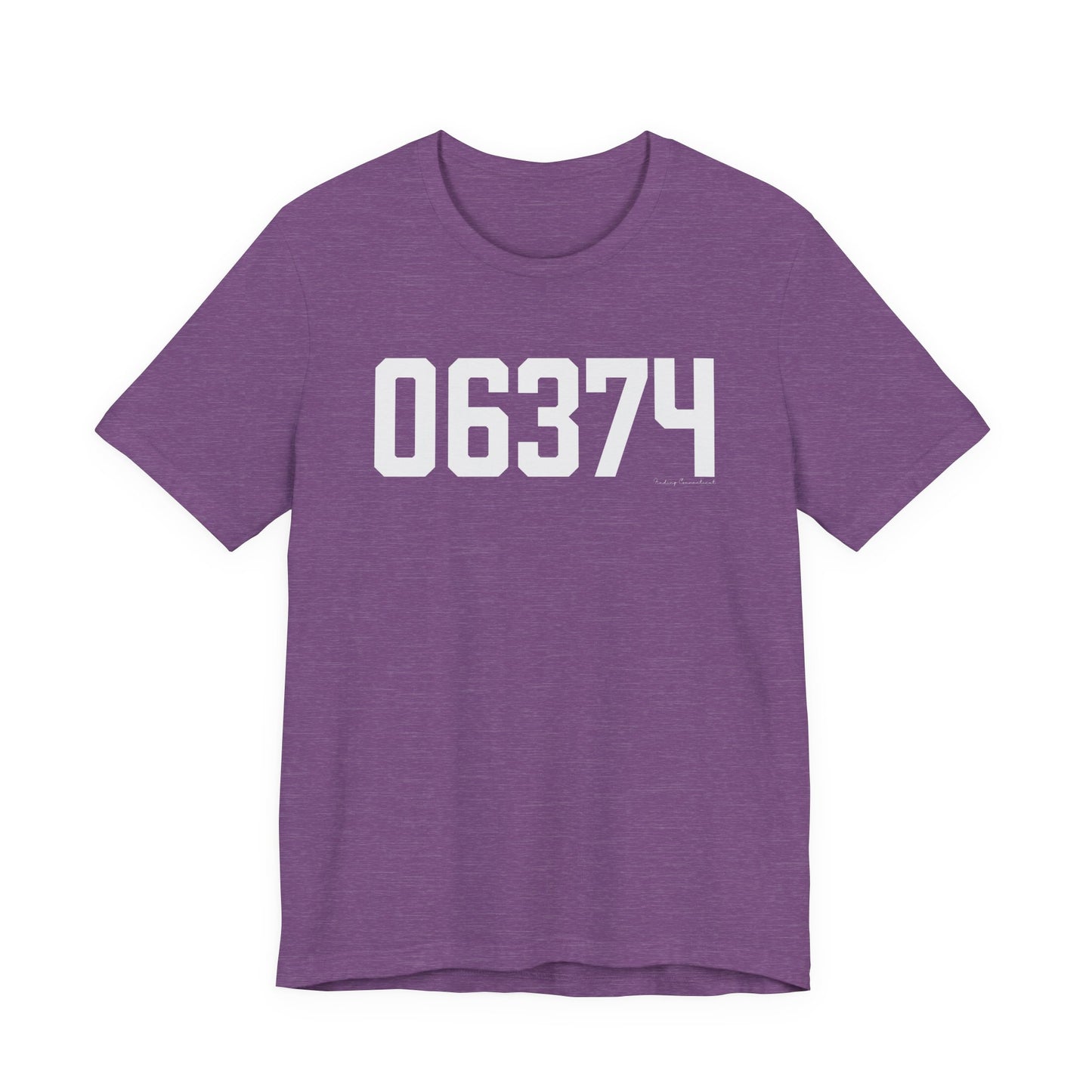 06374 Plainfield CT Zip Code Unisex Jersey Short Sleeve T-Shirt