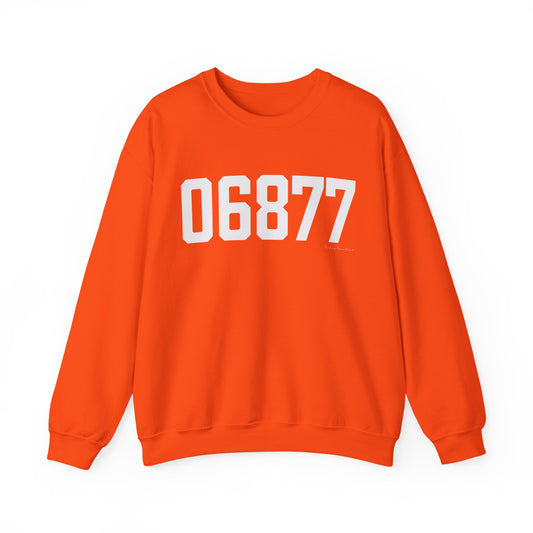 06877 Ridgefield CT Zip Code Unisex Heavy Blend™ Crewneck Sweatshirt