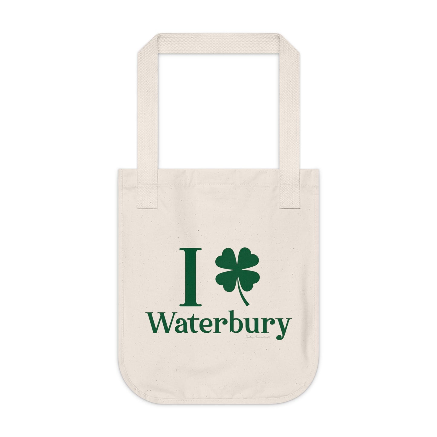 I Clover Waterbury Organic Canvas Tote Bag