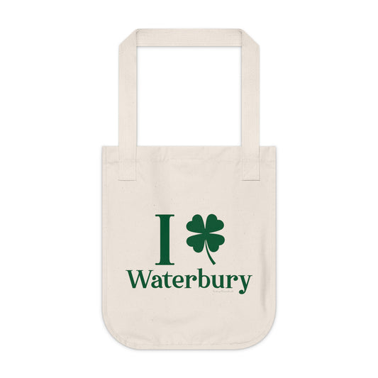 I Clover Waterbury Organic Canvas Tote Bag