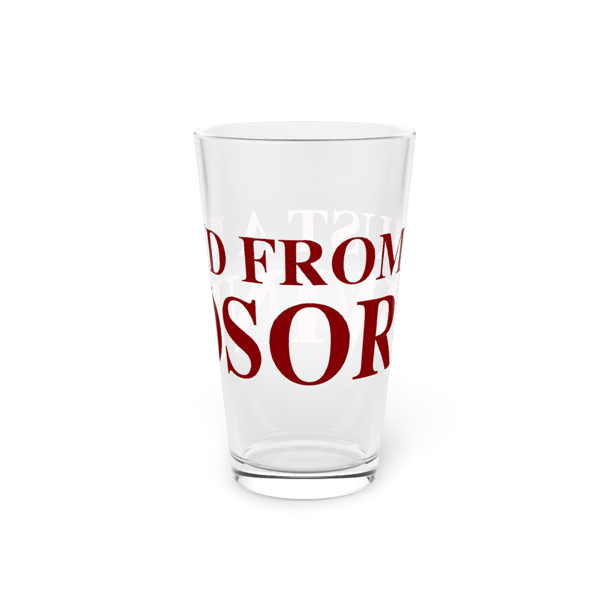 Just a kid from Windsor Pint Glass, 16oz