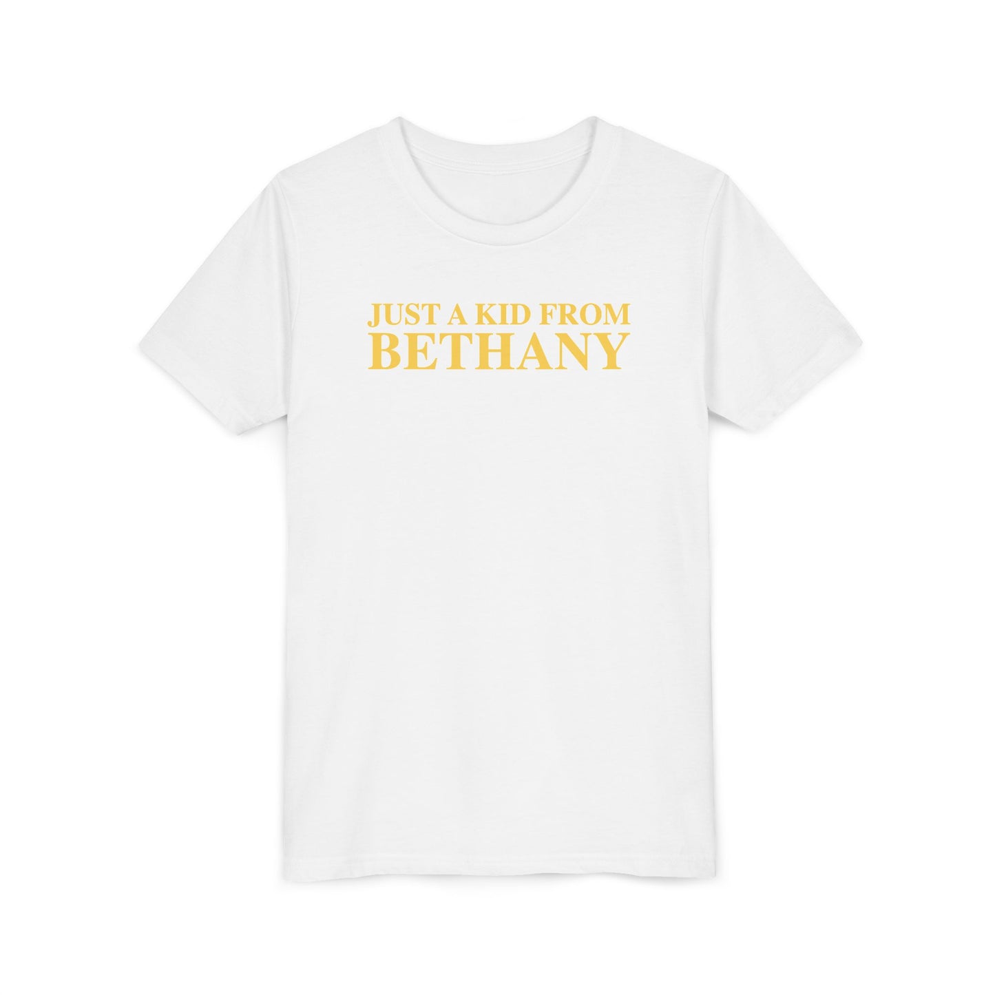 Just a kid from Bethany Youth Short Sleeve T-Shirt