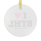 I Heart BTHL Glass Ornaments