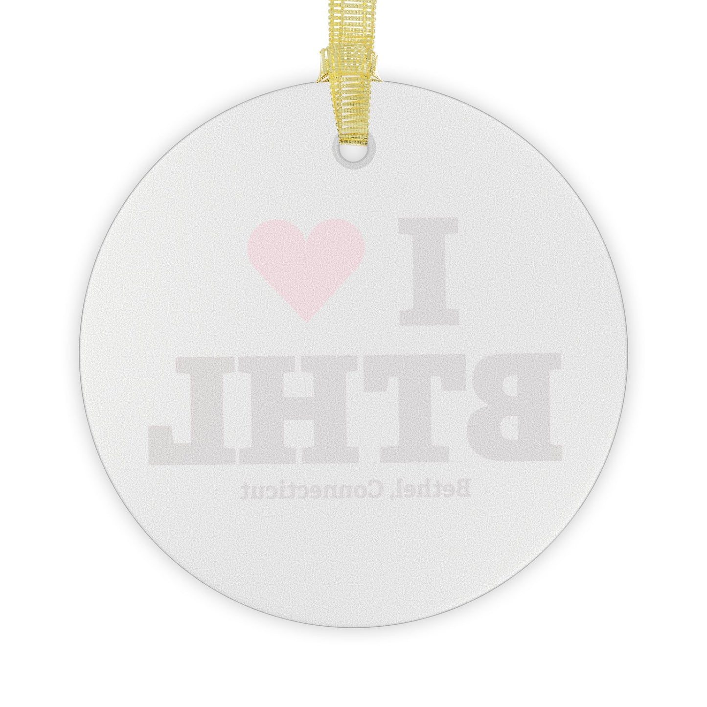 I Heart BTHL Glass Ornaments