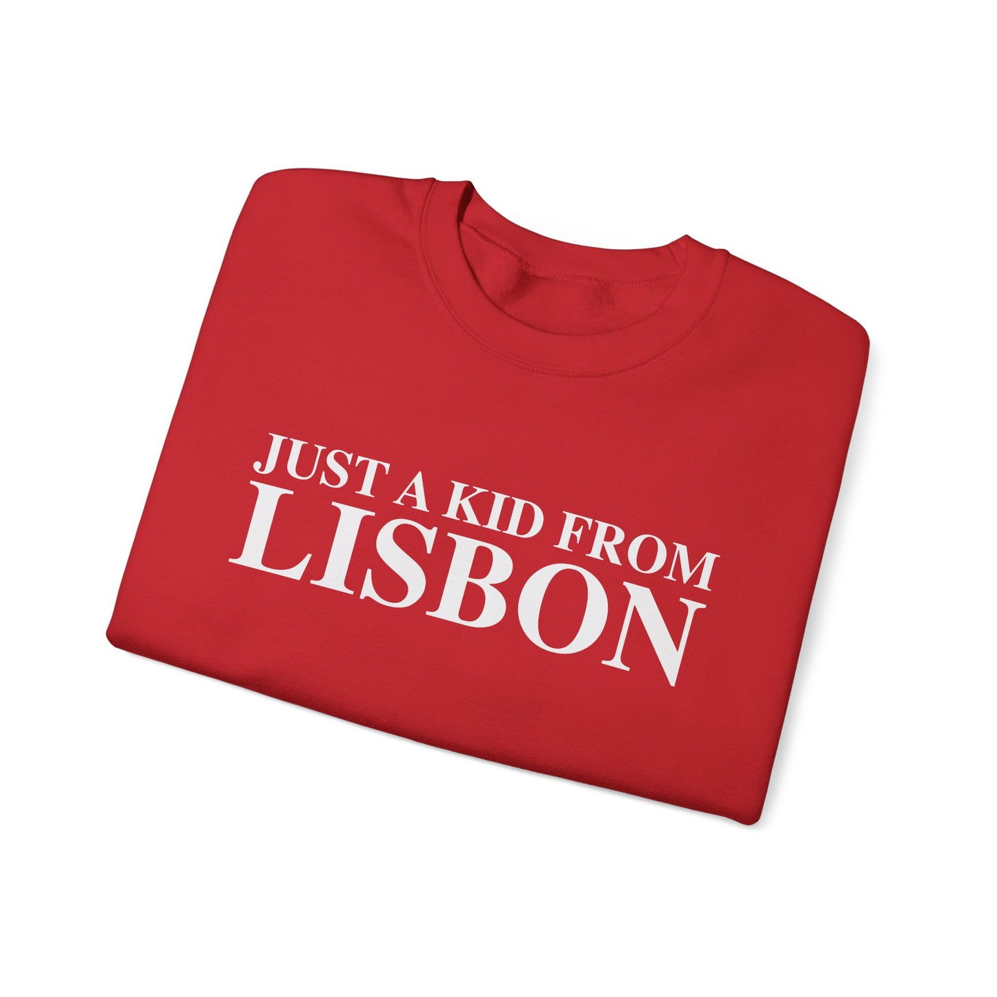 Just a kid from Lisbon Unisex Heavy Blend™ Crewneck Sweatshirt
