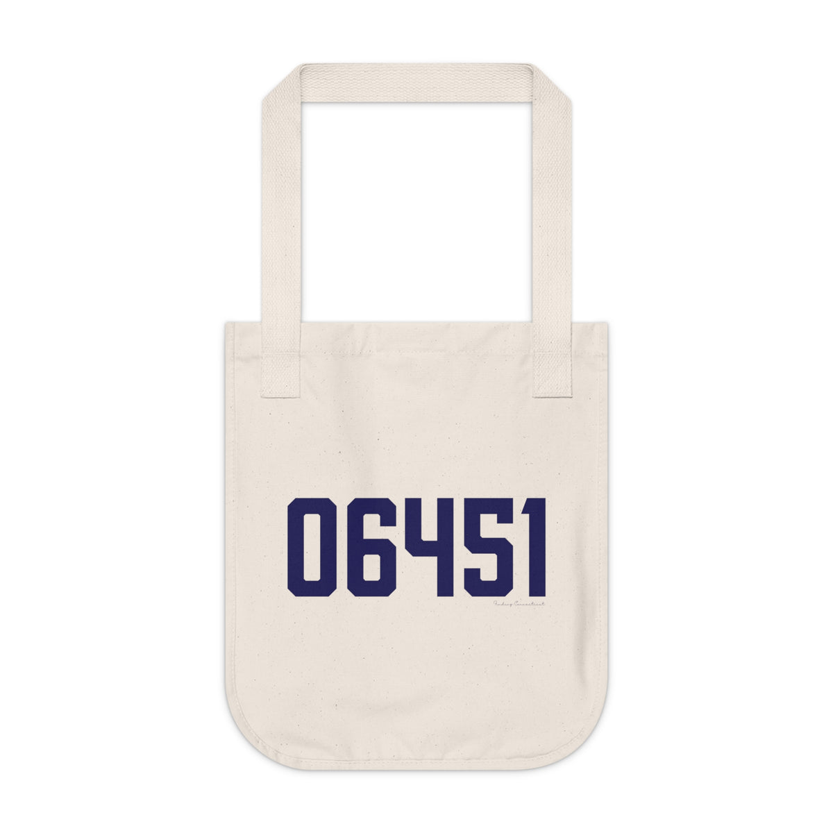 06451 Meriden Connecticut Zip Code Organic Canvas Tote Bag