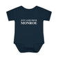 Just a kid from Monroe Infant Baby Rib Bodysuit