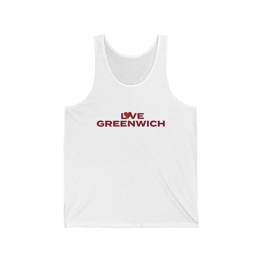 Love Greenwich Unisex Jersey Tank