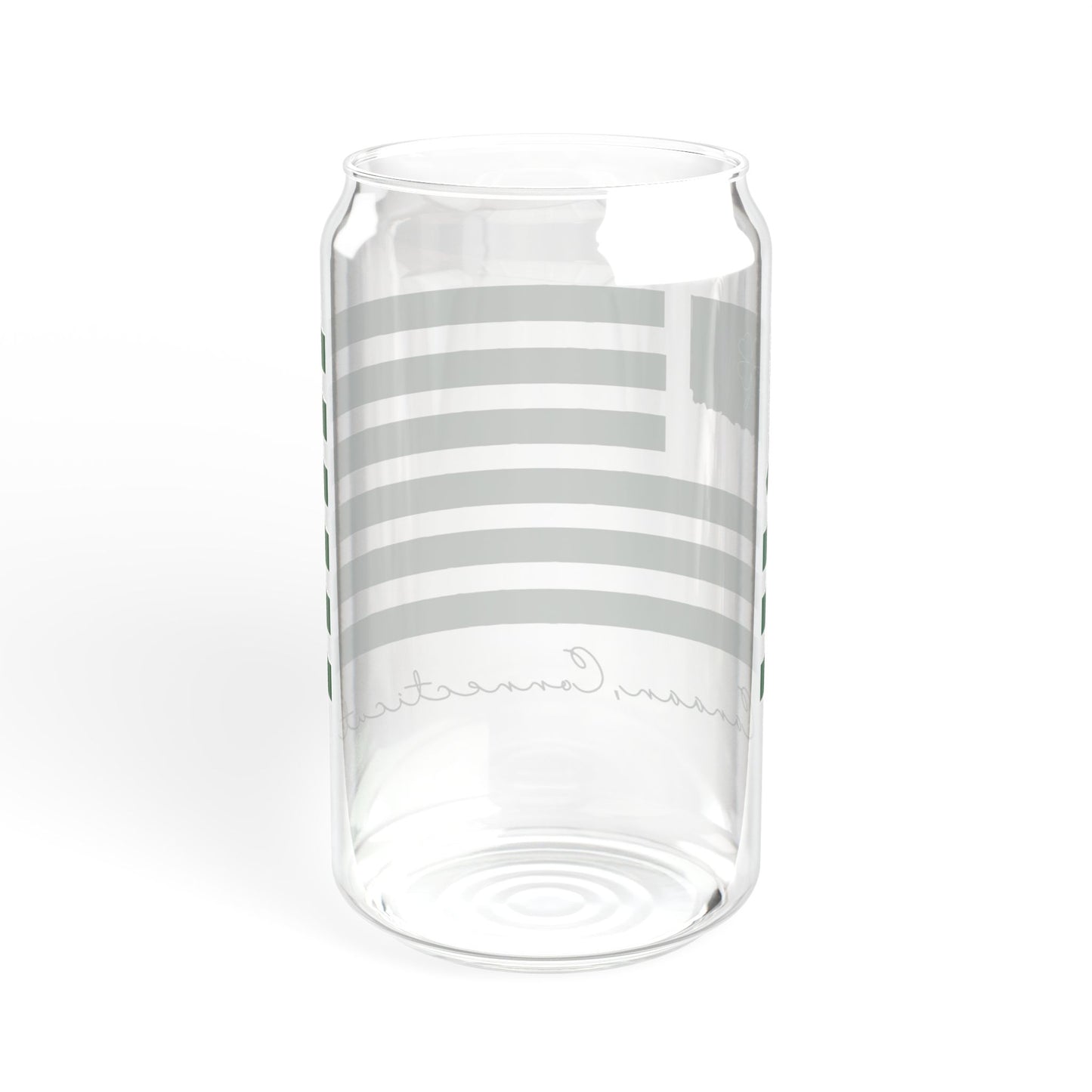 Canaan Connecticut St. Patrick’s Day Flag Sipper Glass, 16oz