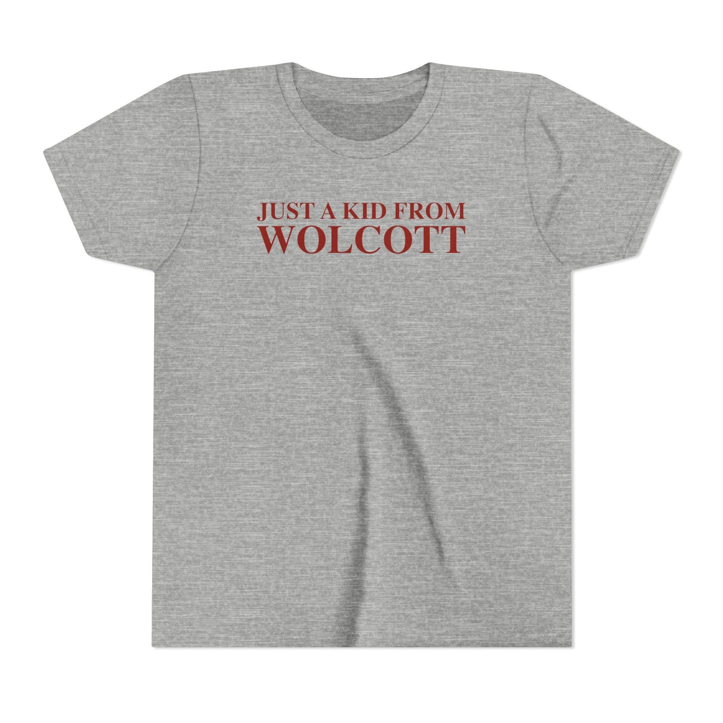 Just a kid from Wolcott Youth Short Sleeve T-Shirt
