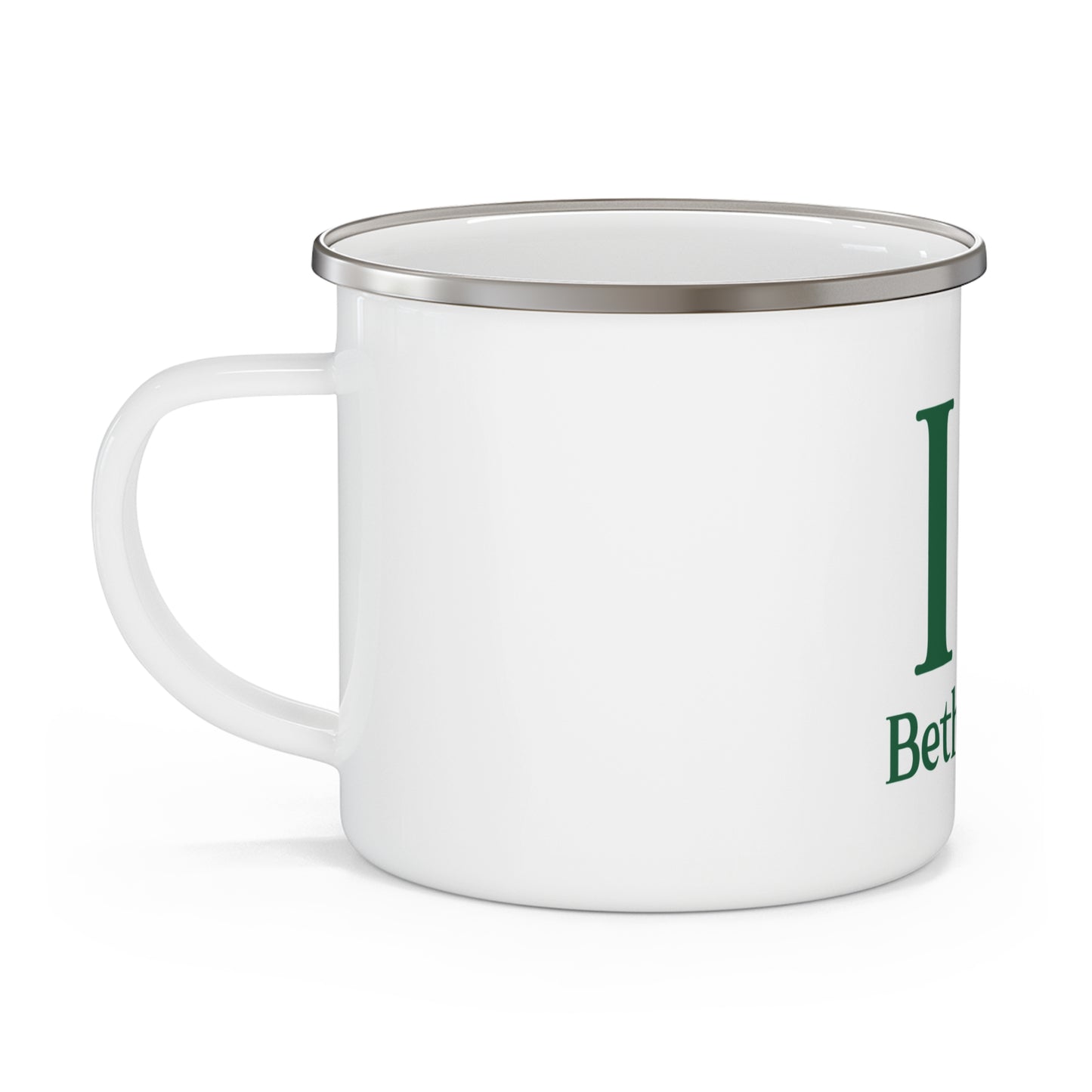 I Clover Bethlehem Enamel Camping Mug