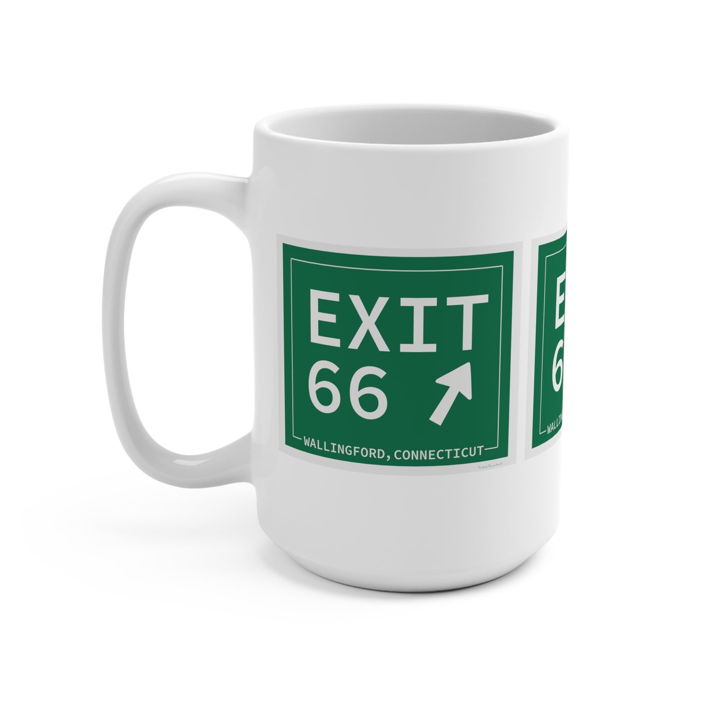 Vintage Exit 66 WCP Sign Mug 15oz