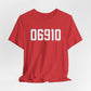 06910 Stamford CT Zip Code Unisex Jersey Short Sleeve T-Shirt
