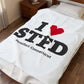 I Heart STFD Velveteen Plush Blanket