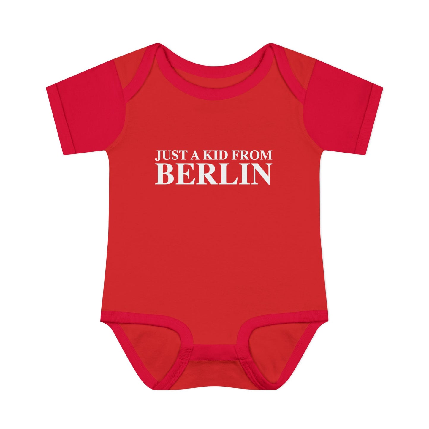 Just a kid from Berlin Infant Baby Rib Bodysuit