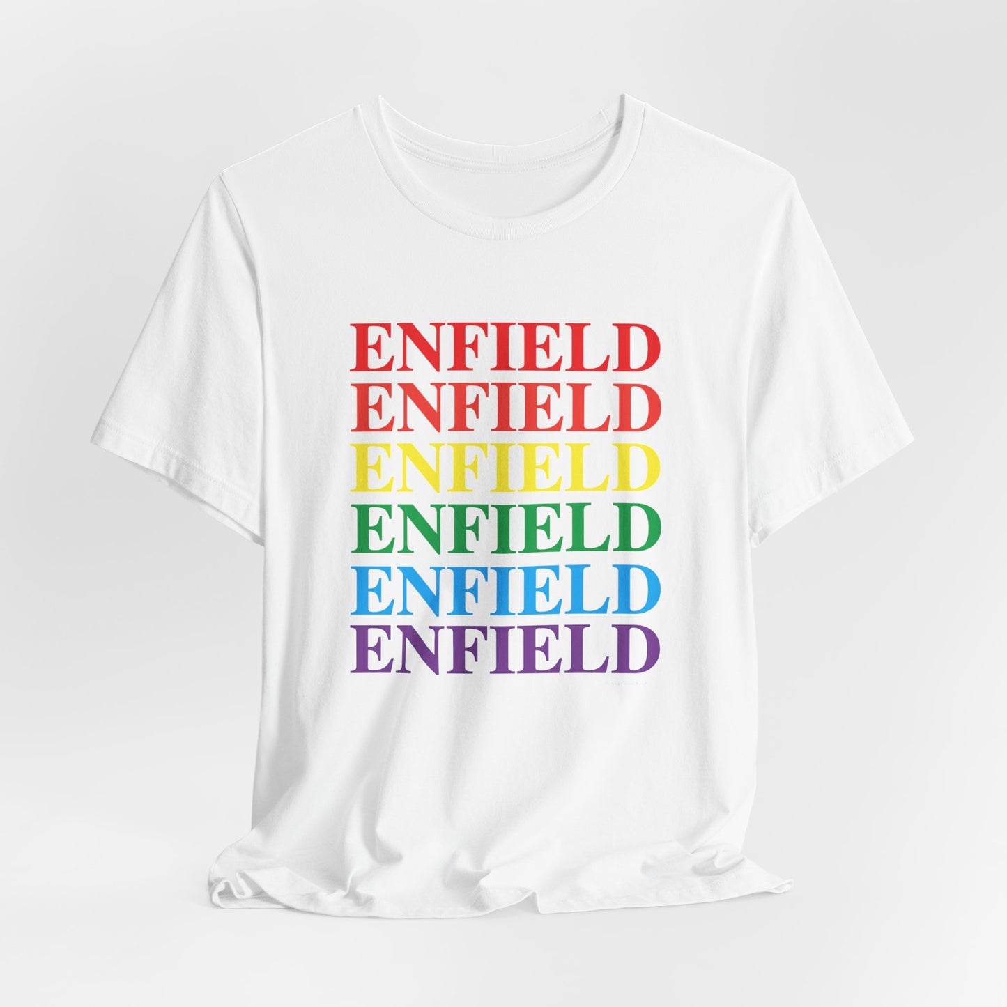 Enfield Pride Unisex Jersey Short Sleeve Tee