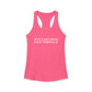 Just a kid from East Norwalk Women's Ideal Racerback Tank Top