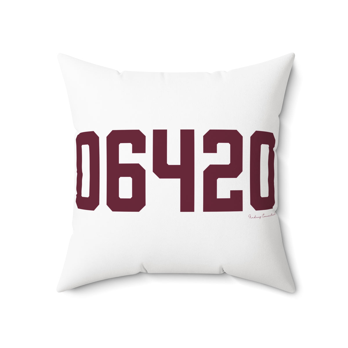 06420 Salem Connecticut Zip Code Spun Polyester Square Pillow