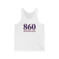 860 Newington Red, White & Blue Unisex Jersey Tank Top