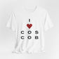 Cos Cob Vision Unisex Jersey Short Sleeve T-Shirt