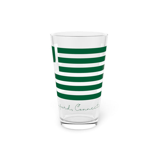 Branford Connecticut St. Patrick’s Day Flag Pint Glass, 16oz