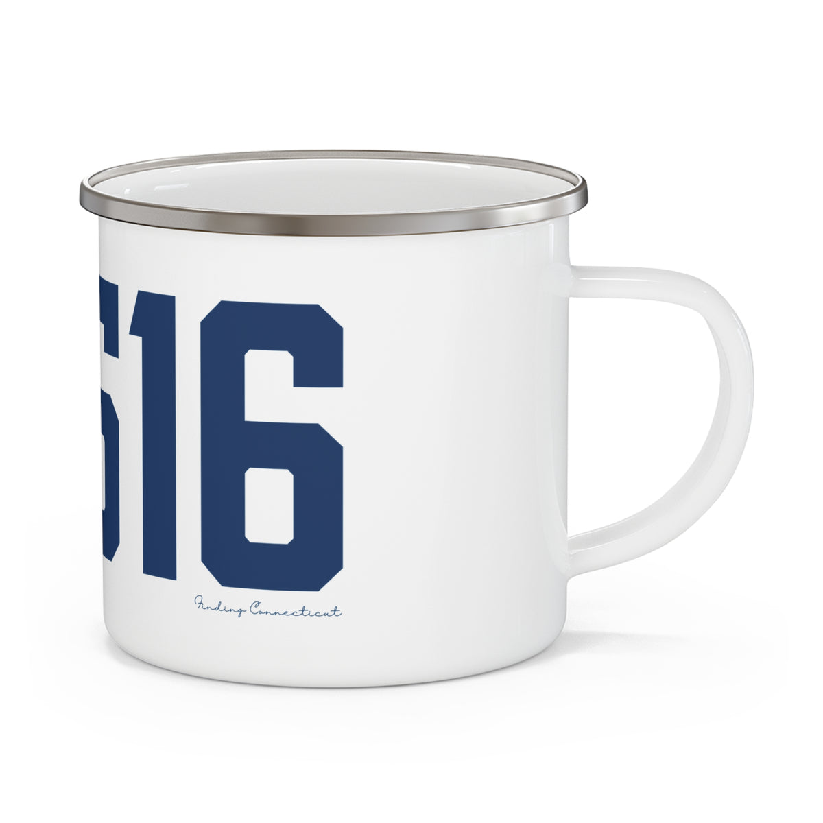 06516 West Haven Connecticut Zip Code Enamel Camping Mug