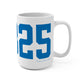 06825 Fairfield Connecticut Zip Code Mug 15oz