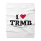 I Heart TRMB Sherpa Fleece Blanket