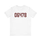 06478 Oxford Connecticut Zip Code Unisex Short Sleeve T-Shirt