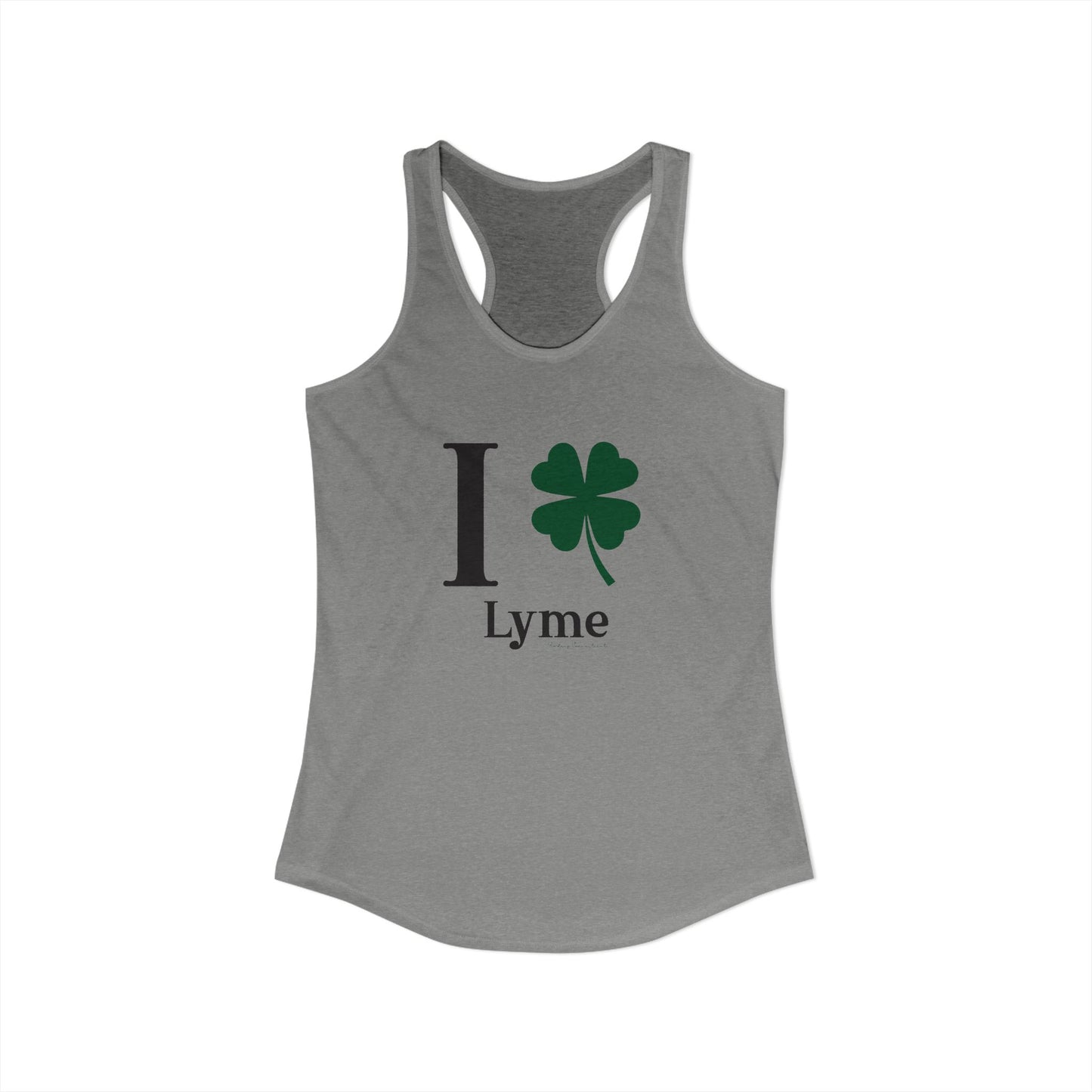 I Clover Lyme Women's Ideal Racerback Tank Top