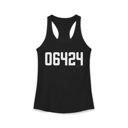 06464 East Hampton CT Zip Code Women's Ideal Racerback Tank Top