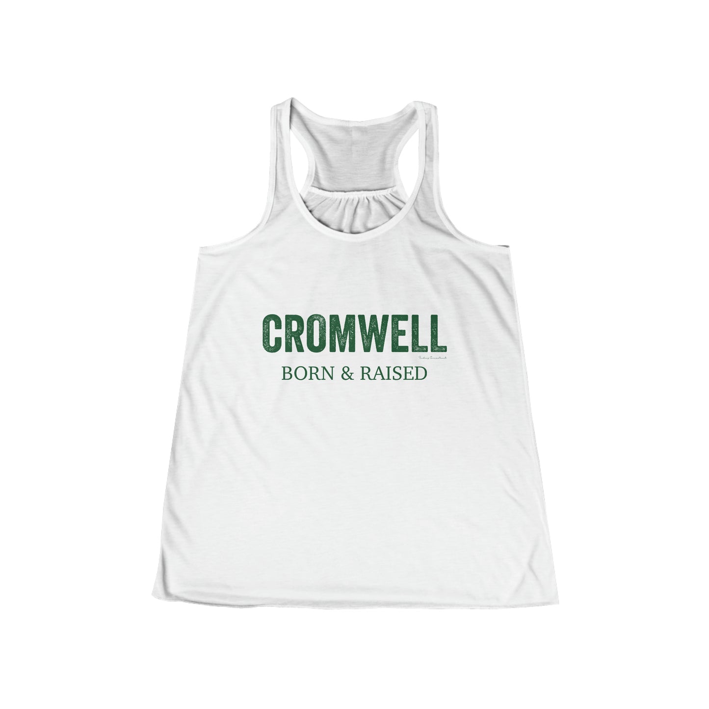 Cromwell Born & Raised Women's Flowy Racerback Tank Top (shirt)